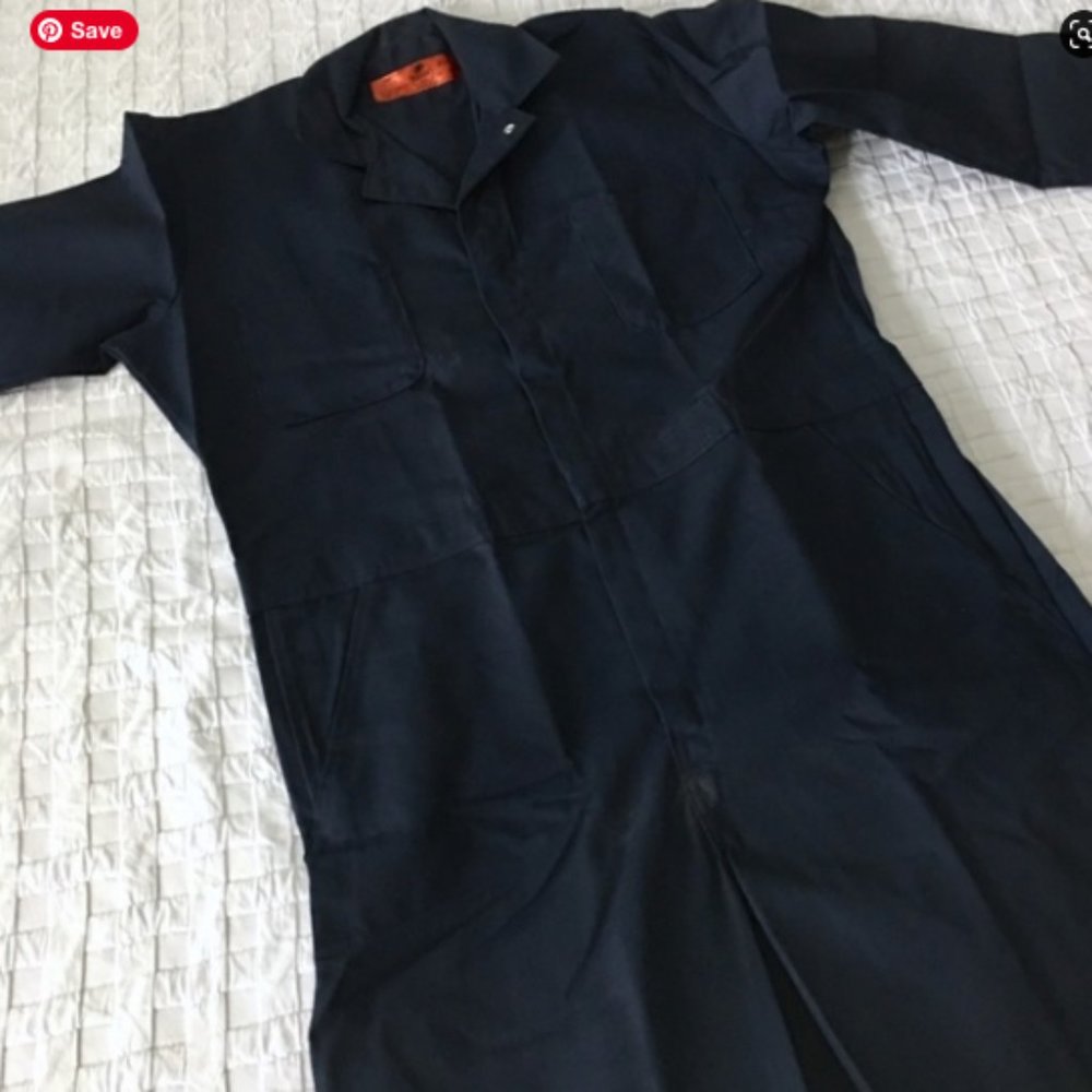 Vintage RK Coverall Boiler Flight Jumpsuit - size Large